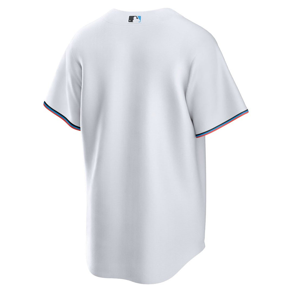 Miami Marlins Nike Home Blank Replica Baseball Jersey - White