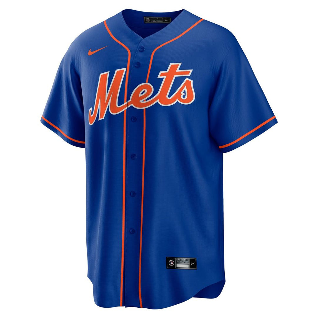 New York Mets Nike Francisco Lindor Big & Tall Alternate Replica Baseball Jersey - Royal