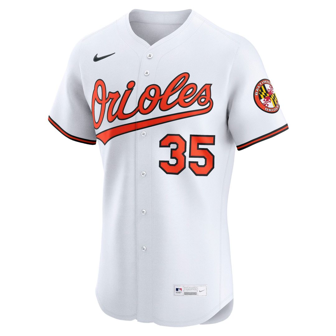 Baltimore Orioles Nike Adley Rutschman Alternate 2 Elite Baseball Jersey - Orange