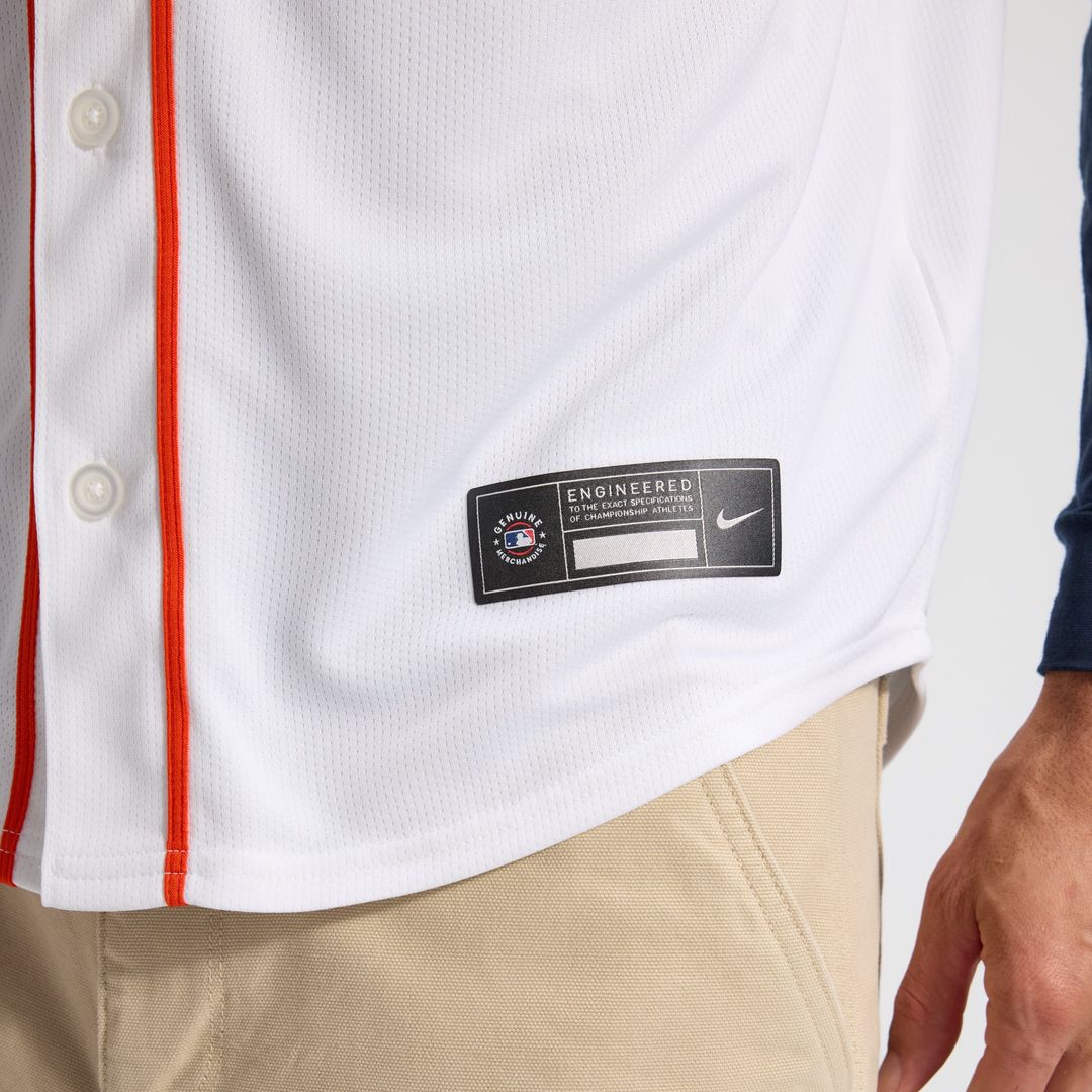 Houston Astros Nike Home Limited Baseball Jersey - White