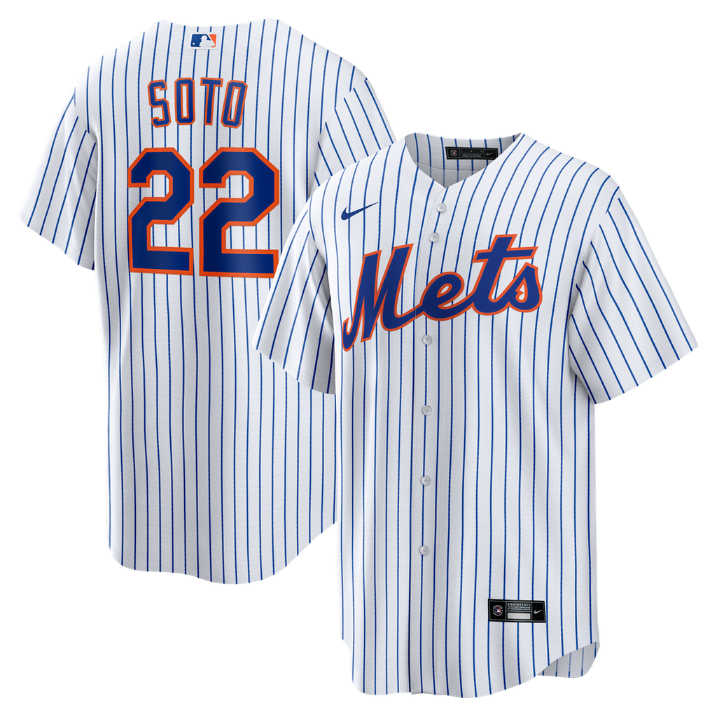 New York Mets Nike Home Replica Baseball Jersey - White