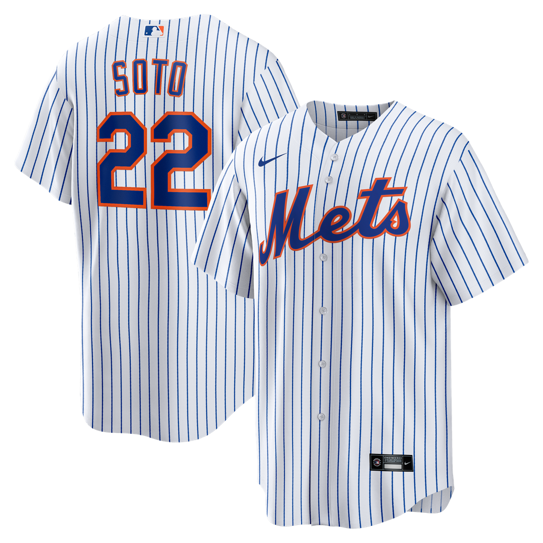 New York Mets Nike Home Replica Baseball Jersey - White