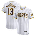 San Diego Padres Nike Manny Machado Home Elite Baseball Jersey - White