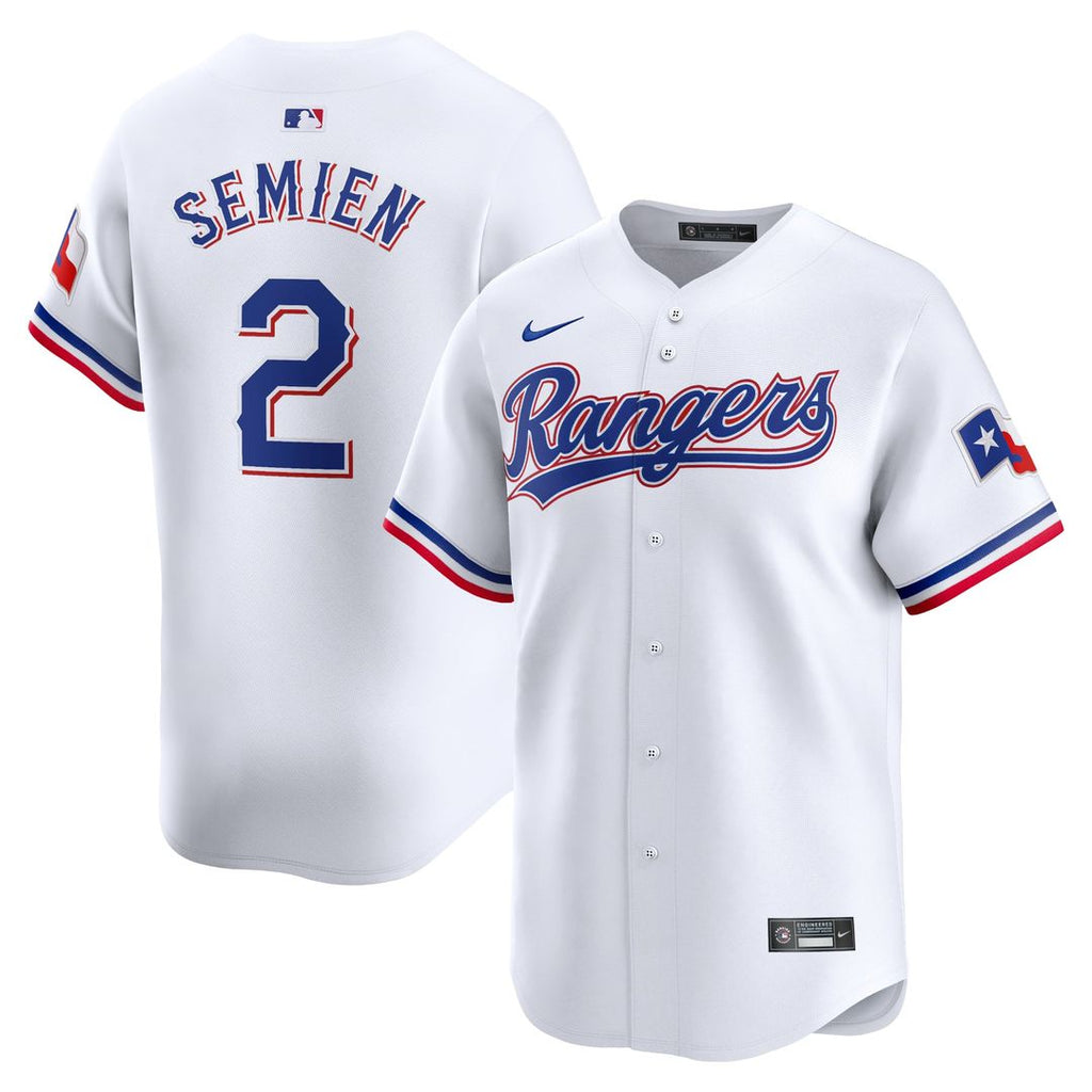 Texas Rangers Nike Marcus Semien Home Limited Baseball Jersey - White