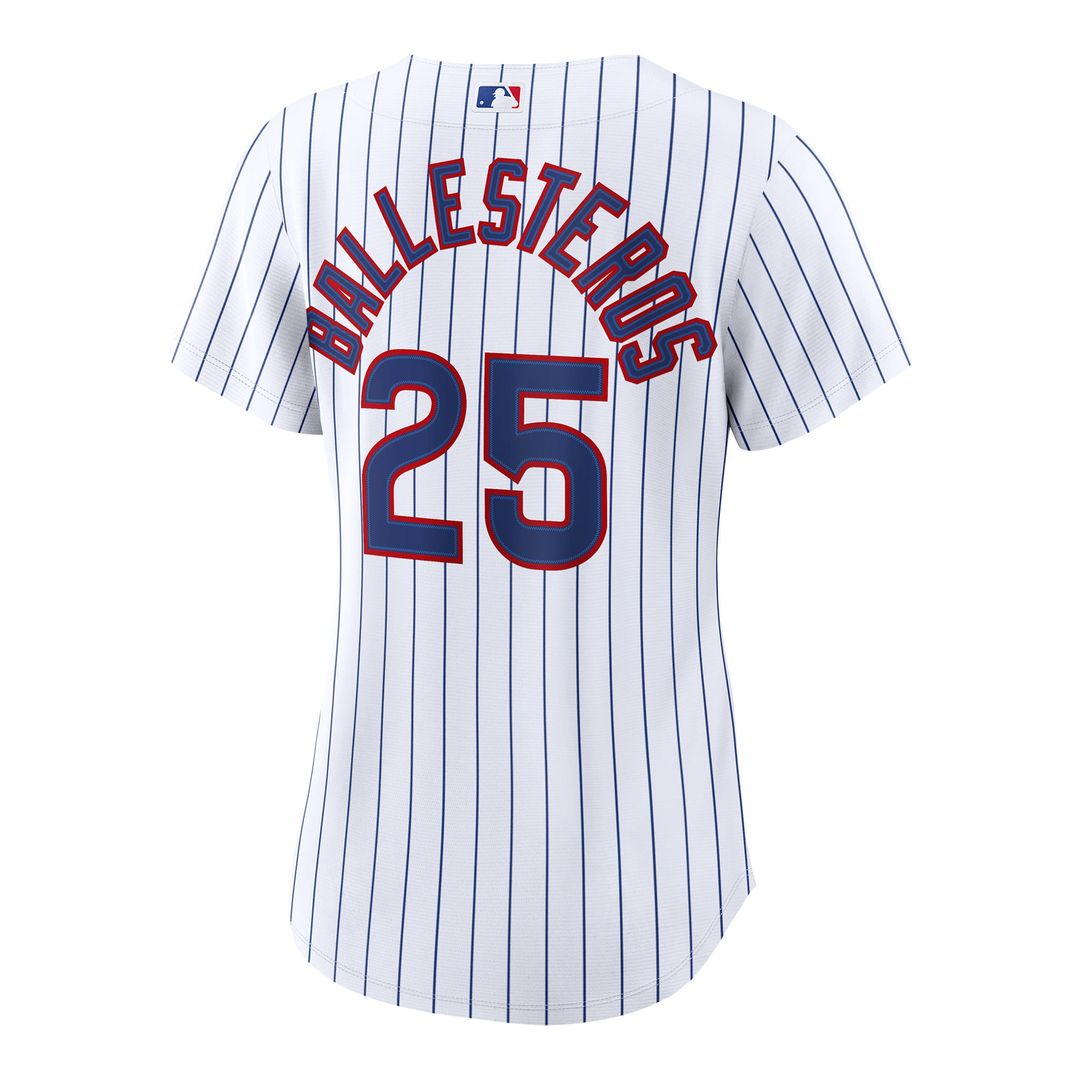 Chicago Cubs Nike Women's Moisés Ballesteros Home Replica Baseball Jersey - White