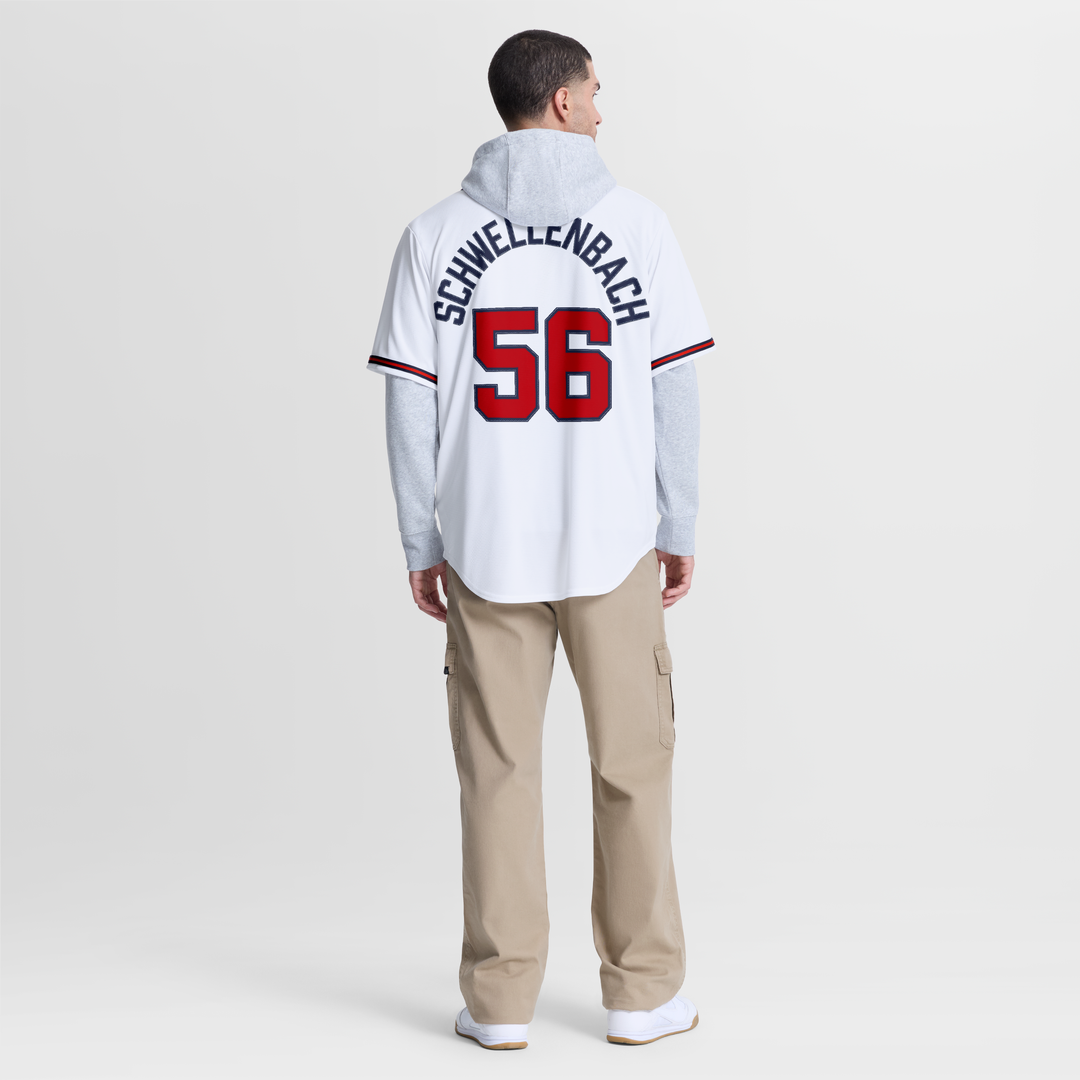 Atlanta Braves Nike Spencer Schwellenbach Home Replica Baseball Jersey - White