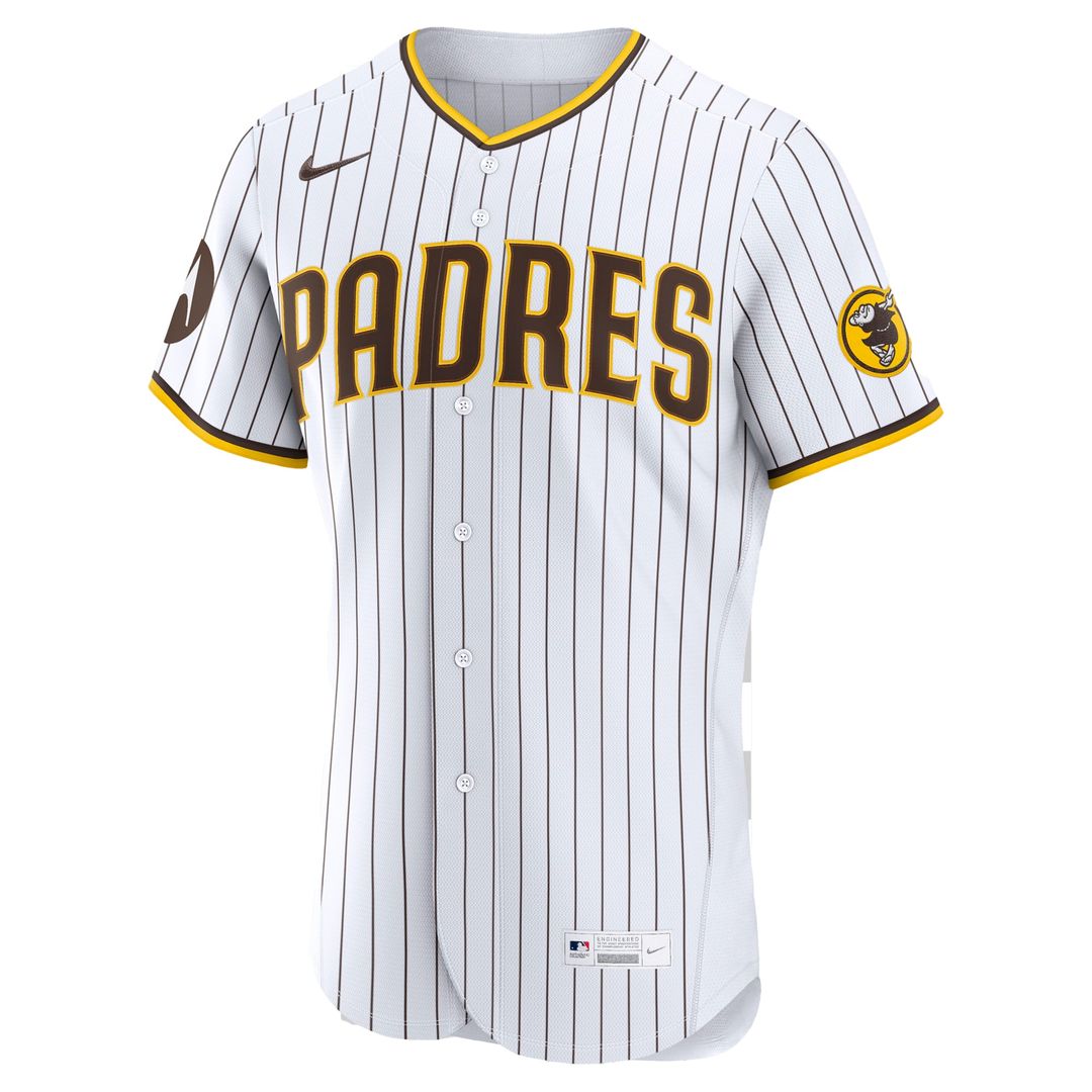San Diego Padres Nike Fernando Tatis Jr. Home Authentic Sponsor Patch Baseball Jersey - White