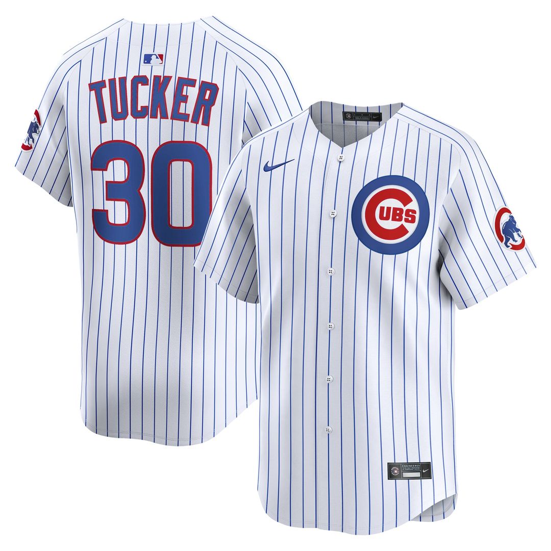 Chicago Cubs Nike Kyle Tucker Home Limited Baseball Jersey - White