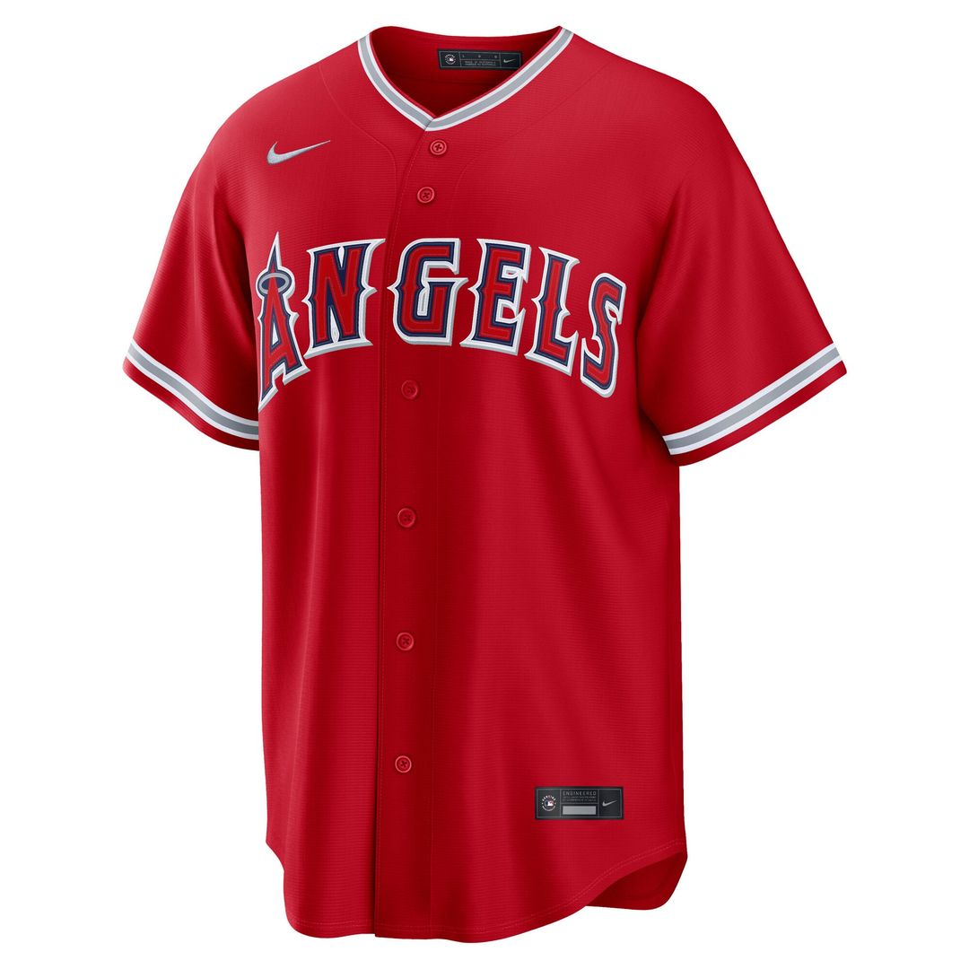 Los Angeles Angels Nike Mike Trout Alternate Replica Baseball Jersey - White