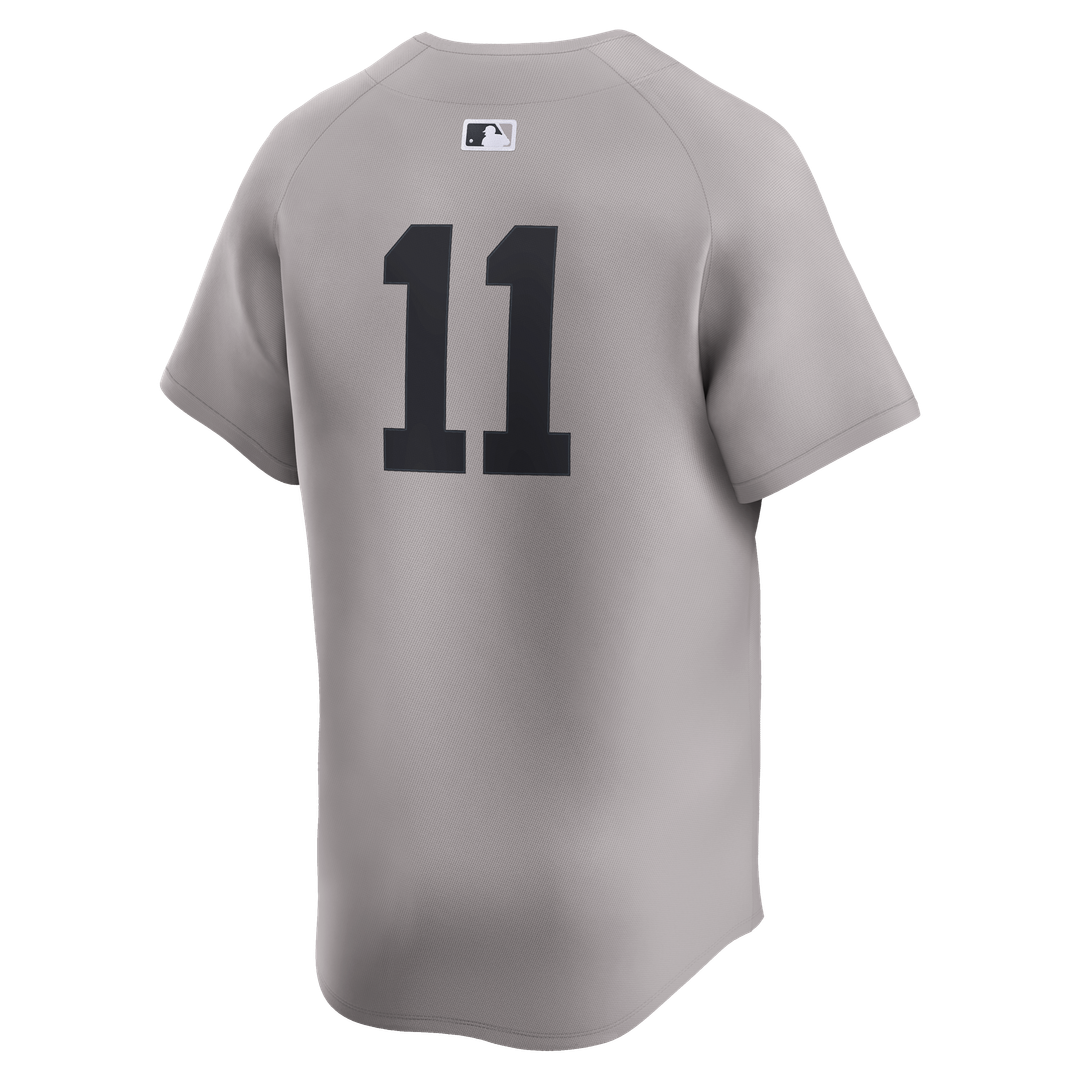 New York Yankees Nike Anthony Volpe Road Limited Baseball Jersey - Gray
