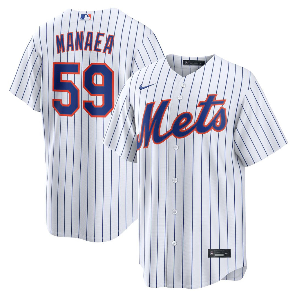 New York Mets Nike Sean Manaea Home Replica Baseball Jersey - White