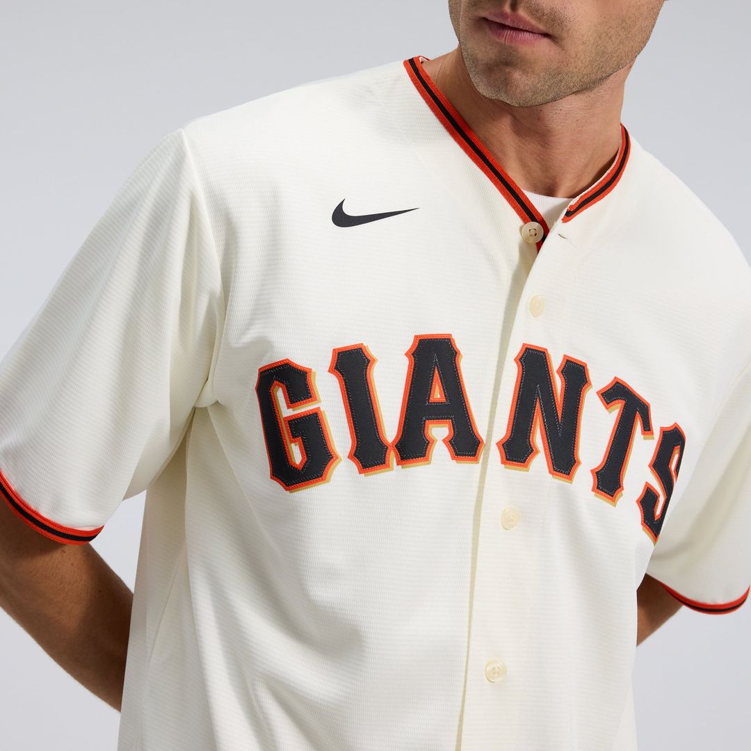 San Francisco Giants Nike Home Replica Team Baseball Jersey - Cream