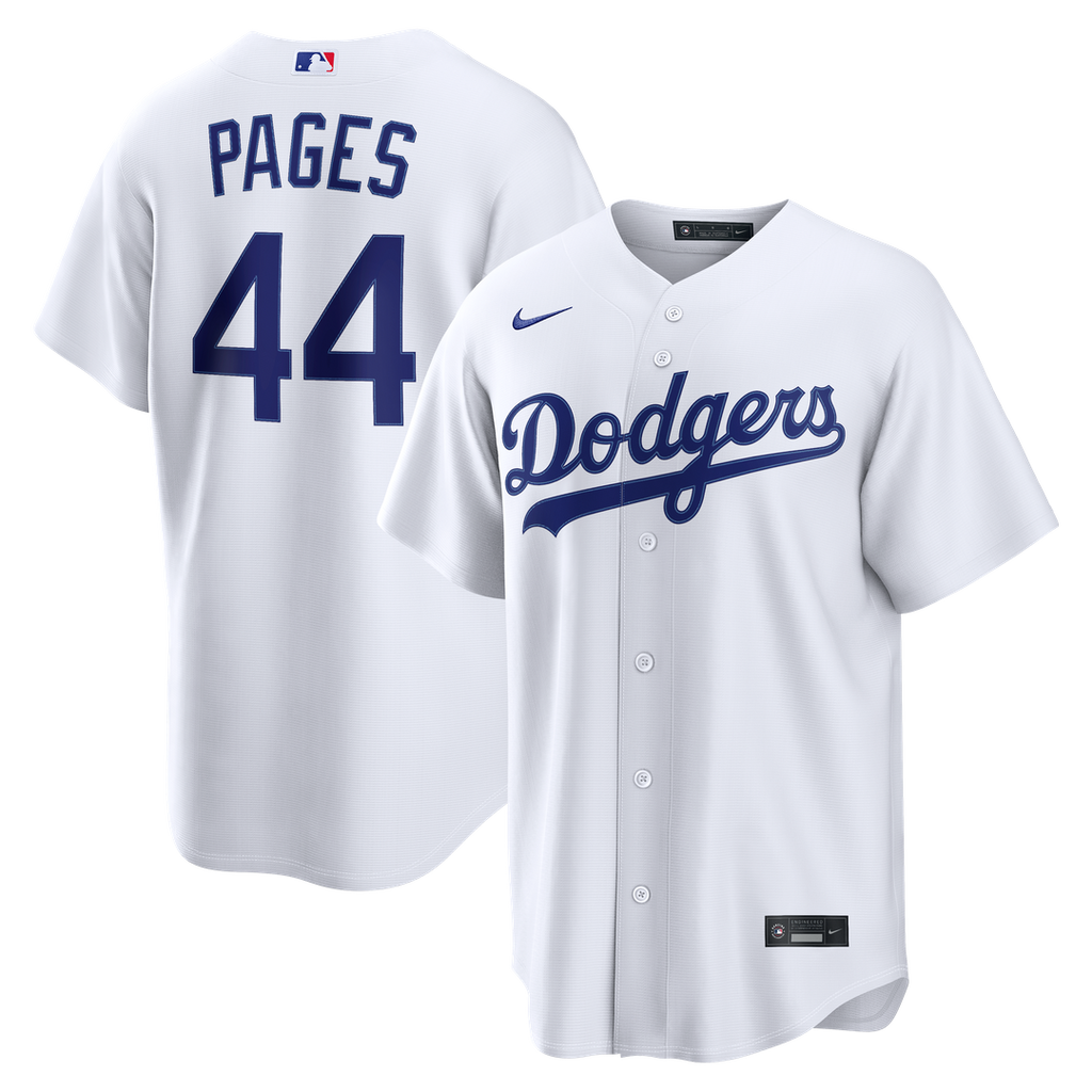 Los Angeles Dodgers Nike Andy Pages Home Replica Baseball Jersey - White