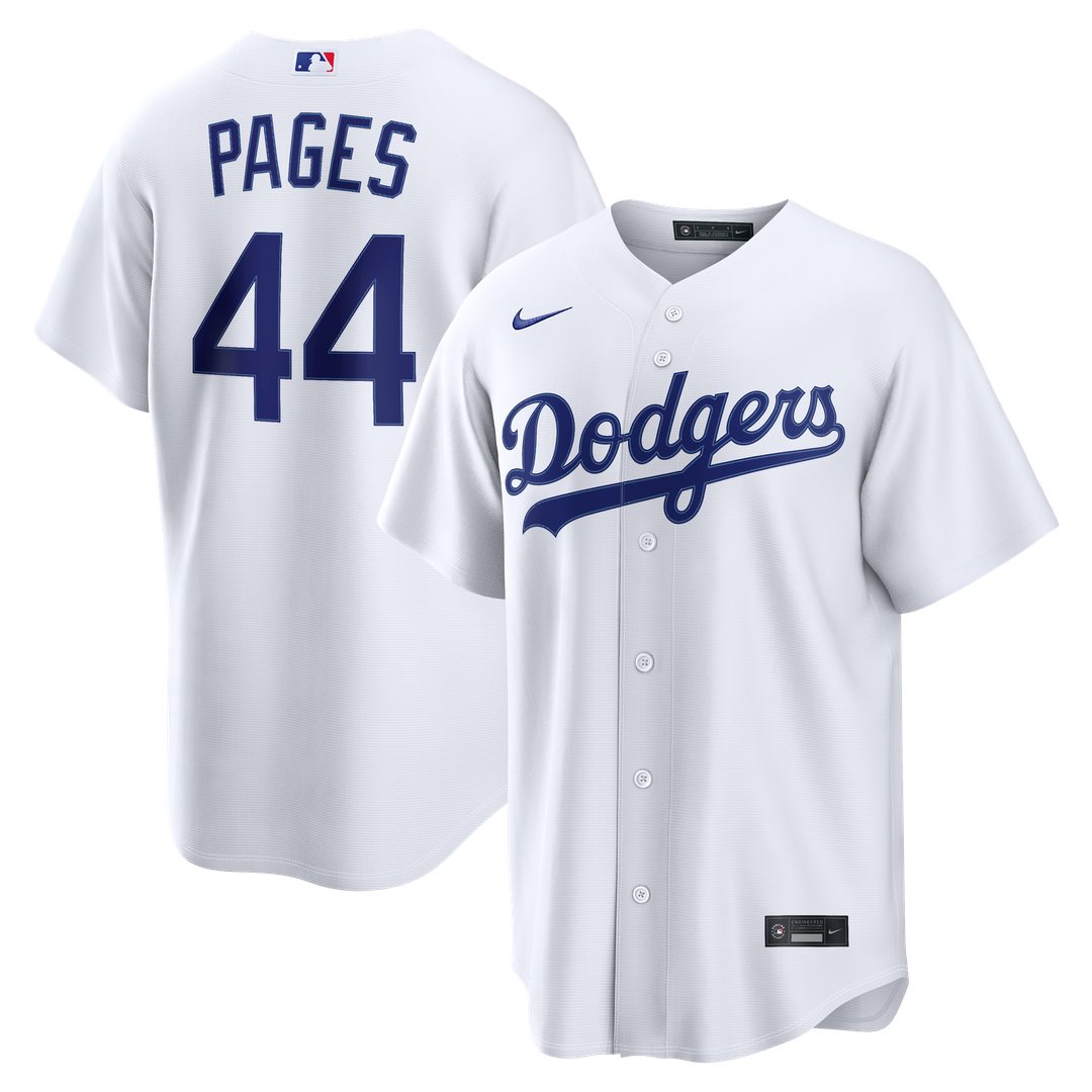 Los Angeles Dodgers Nike Andy Pages Home Replica Baseball Jersey - White