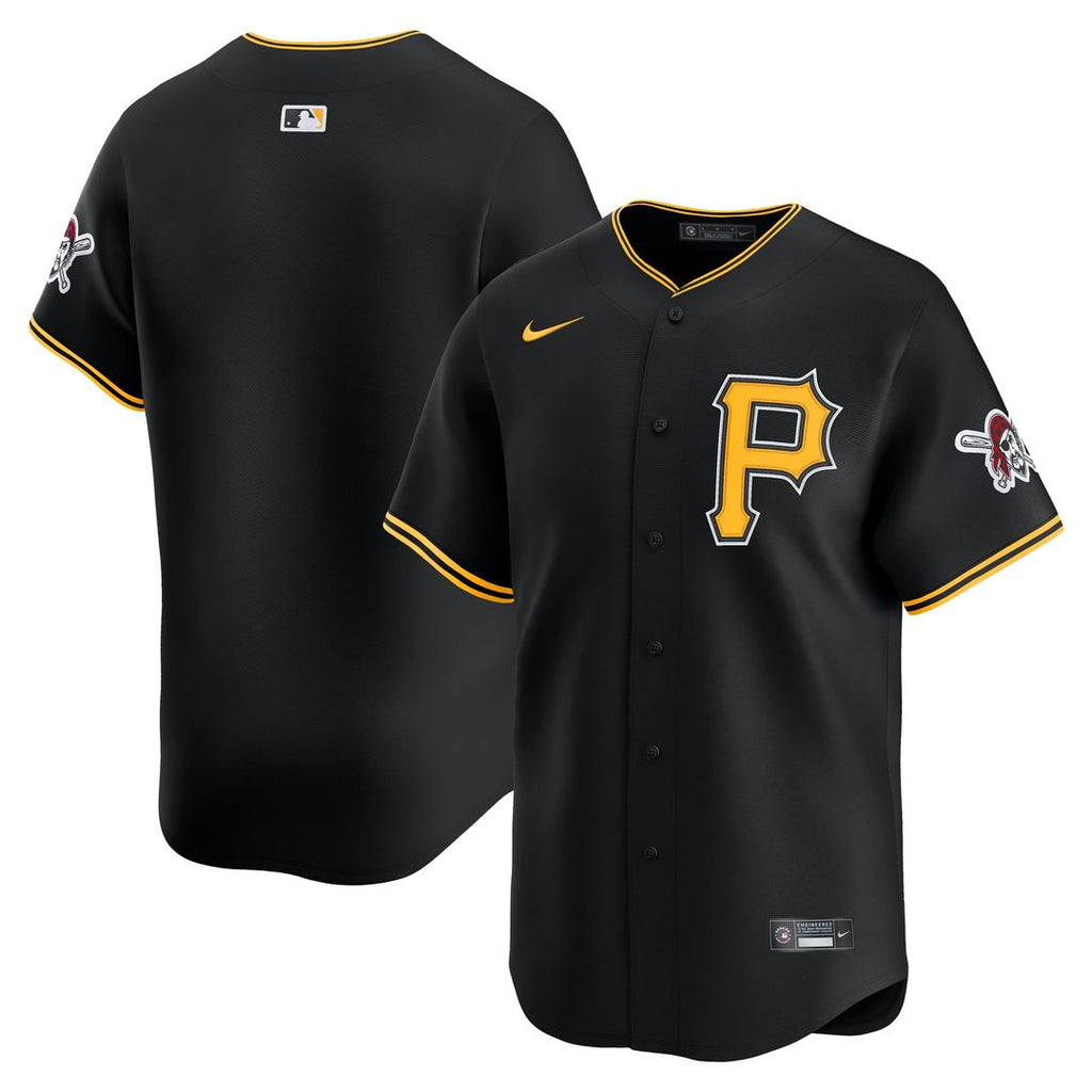 Pittsburgh Pirates Nike Alternate Limited Baseball Jersey - Black