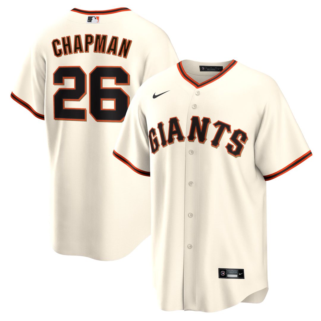 San Francisco Giants Nike Matt Chapman Home Replica Baseball Jersey - Cream
