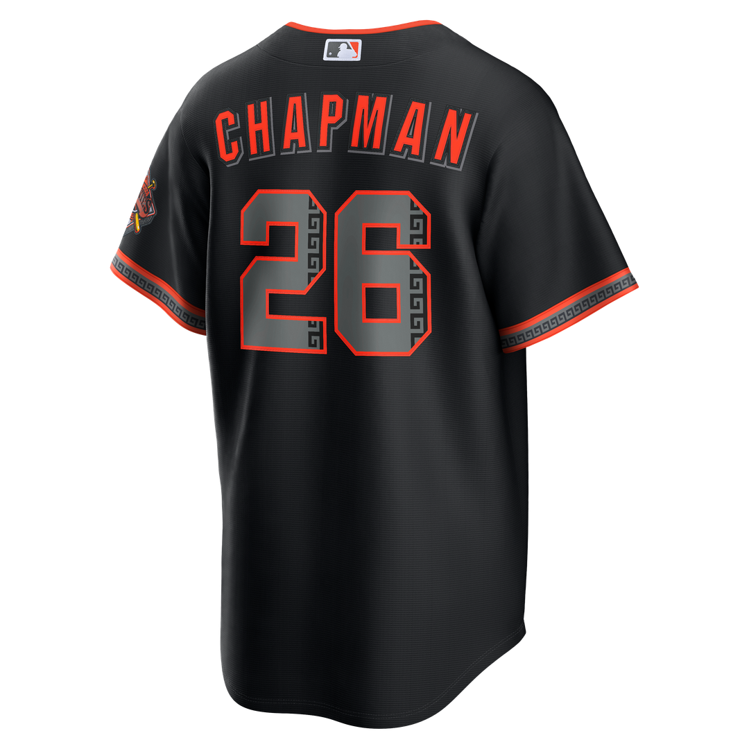 San Francisco Giants Nike Matt Chapman Alternate Stadium Baseball Jersey - Black