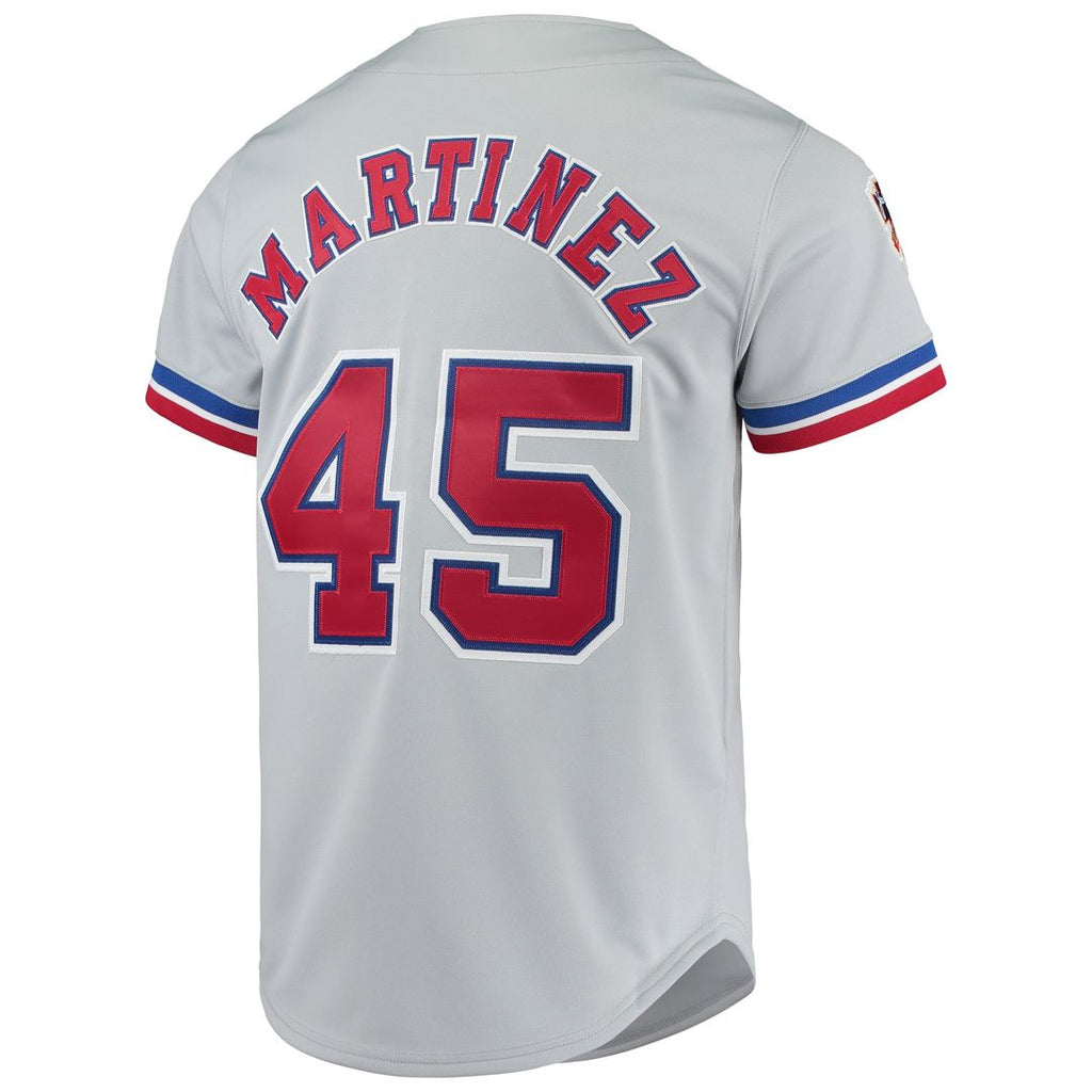 Montreal Expos Mitchell & Ness Pedro Martinez Cooperstown Collection Authentic Baseball Jersey - Gray