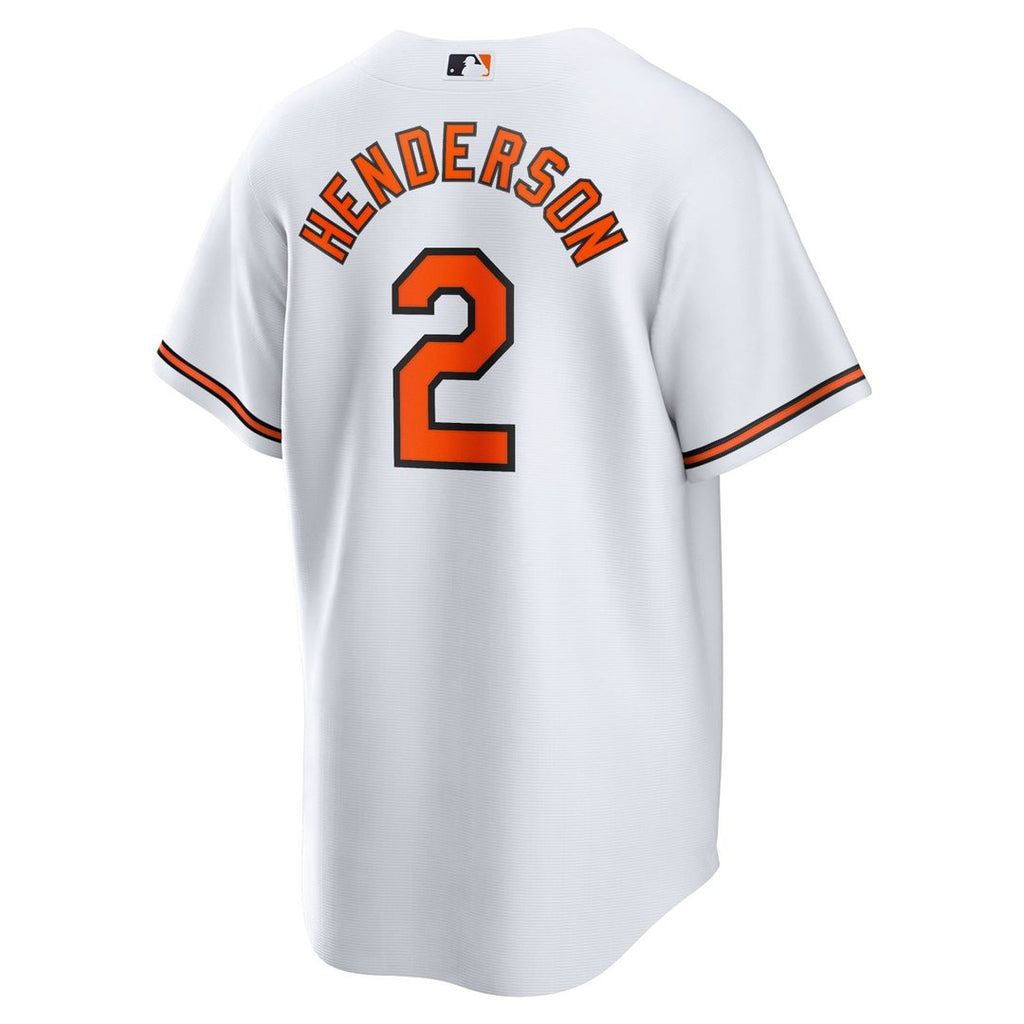 Baltimore Orioles Nike Gunnar Henderson Home Replica Baseball Jersey - White