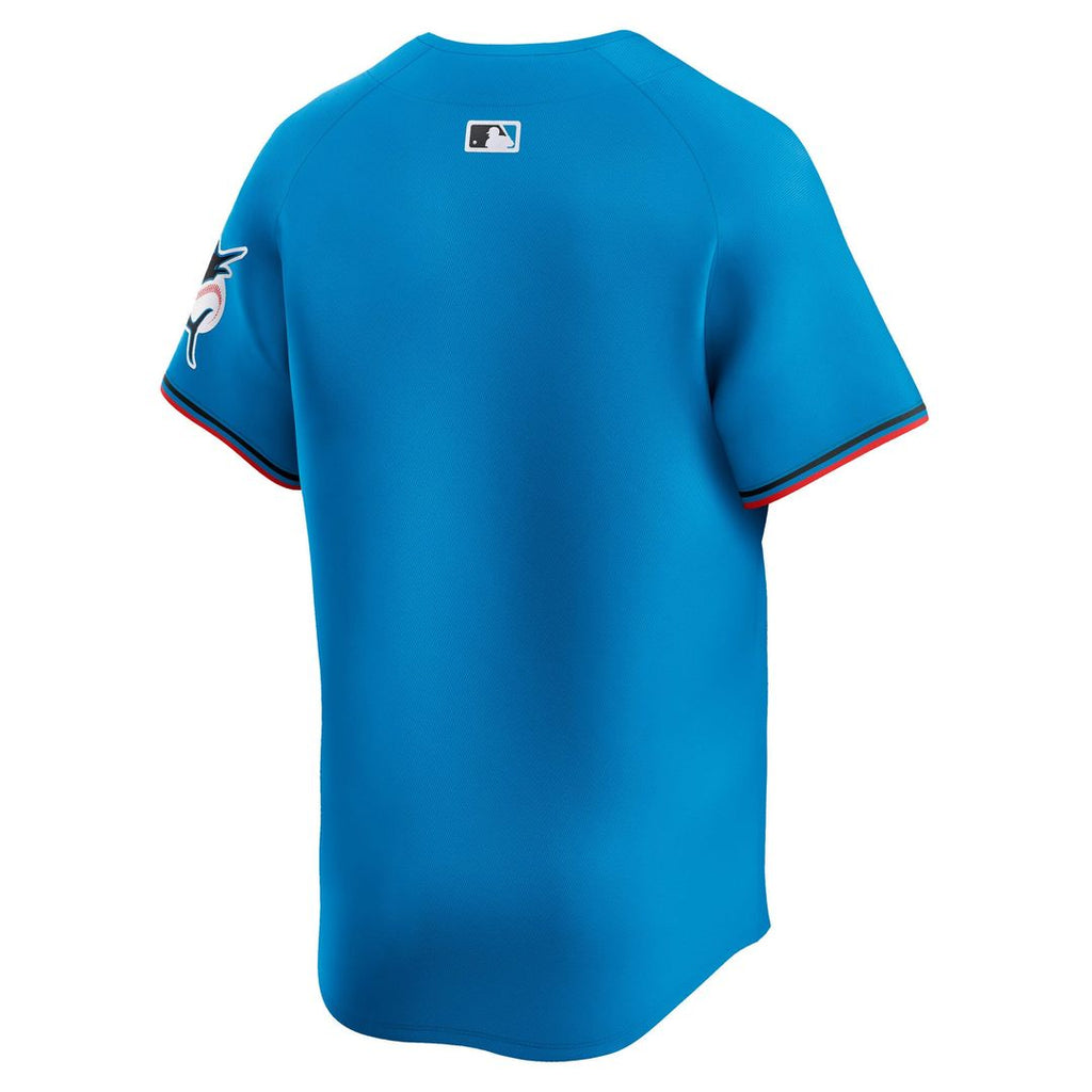 Miami Marlins Nike Limited Baseball Jersey - Blue