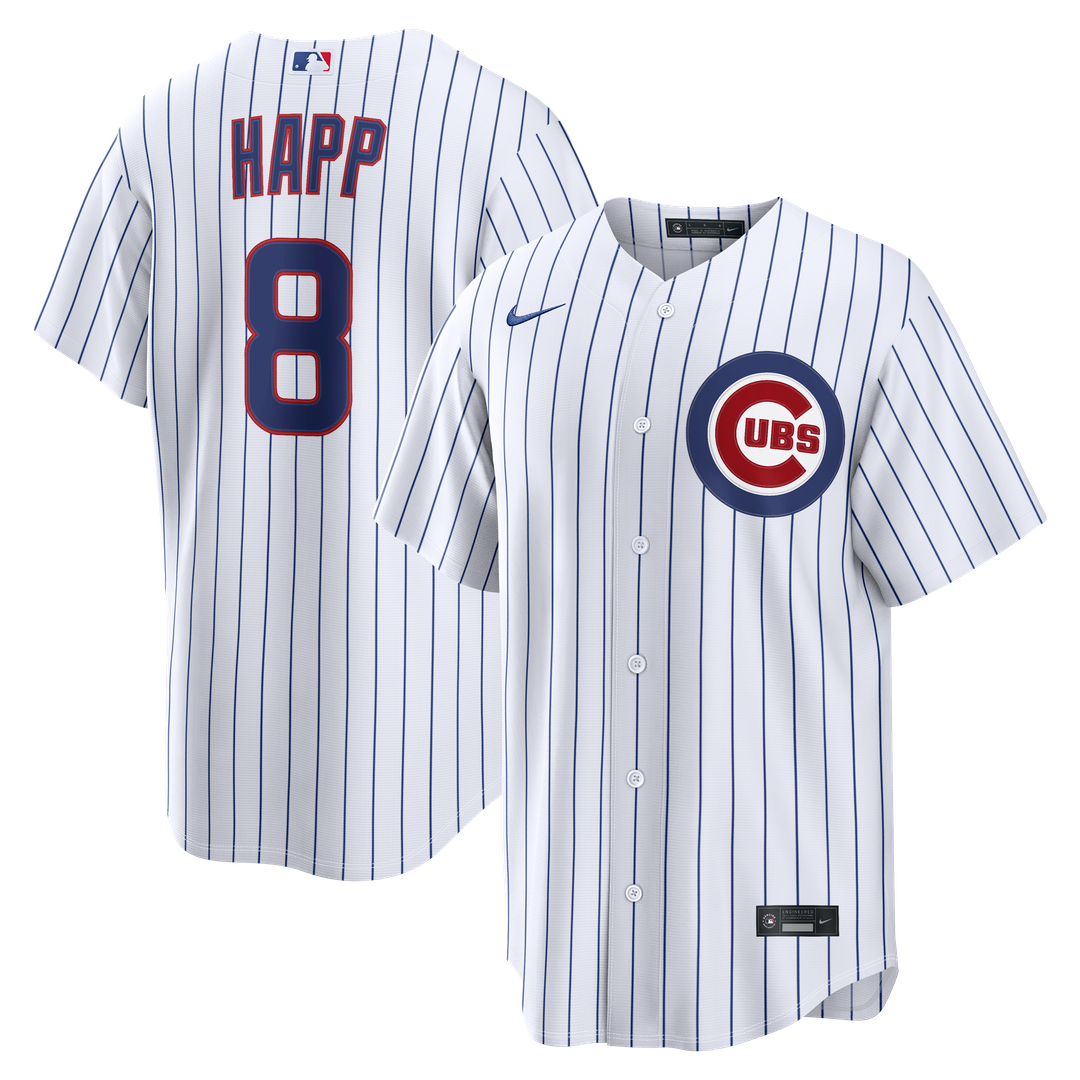 Chicago Cubs Nike Ian Happ Home Replica Baseball Jersey - White