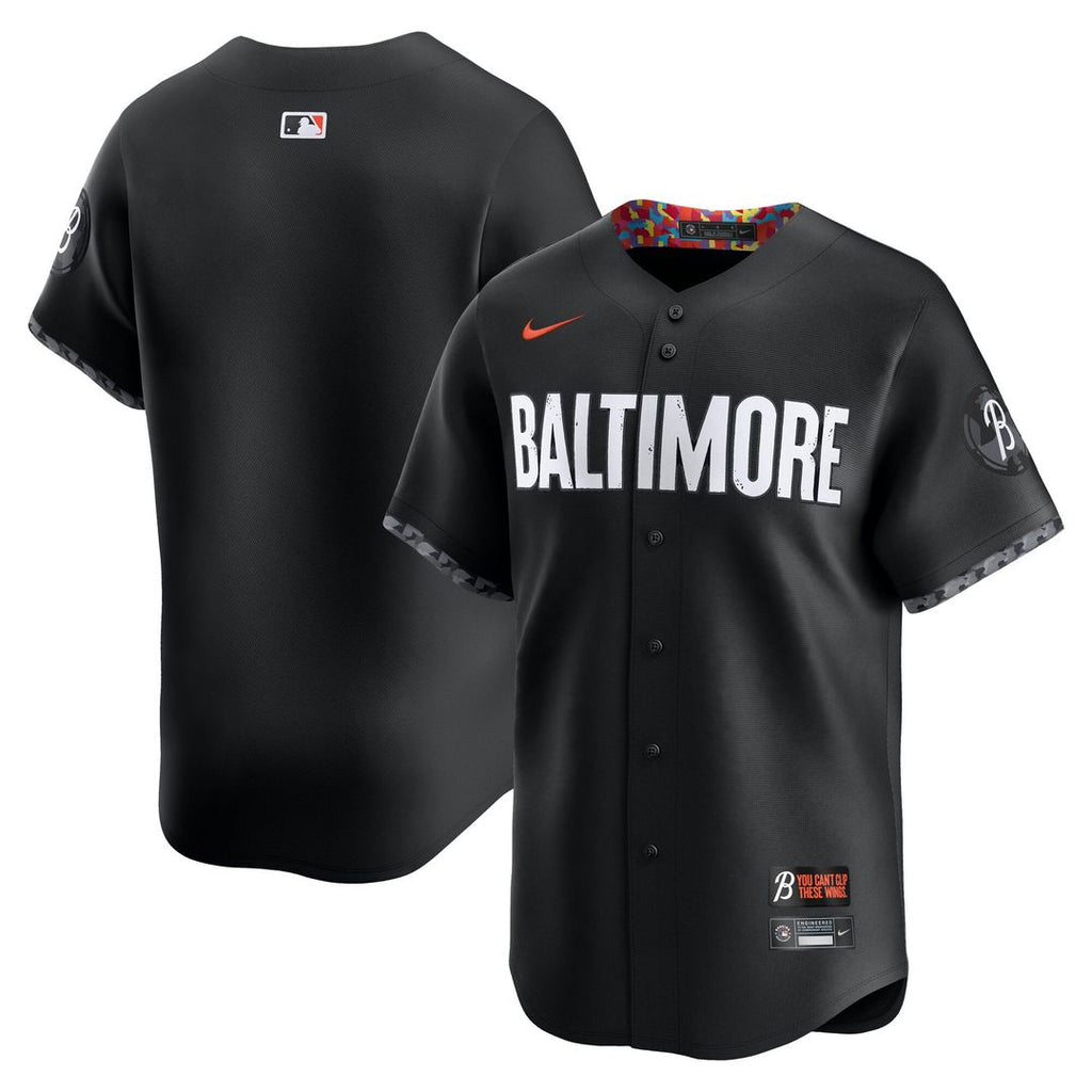 Baltimore Orioles Nike City Connect Limited Baseball Jersey - Black