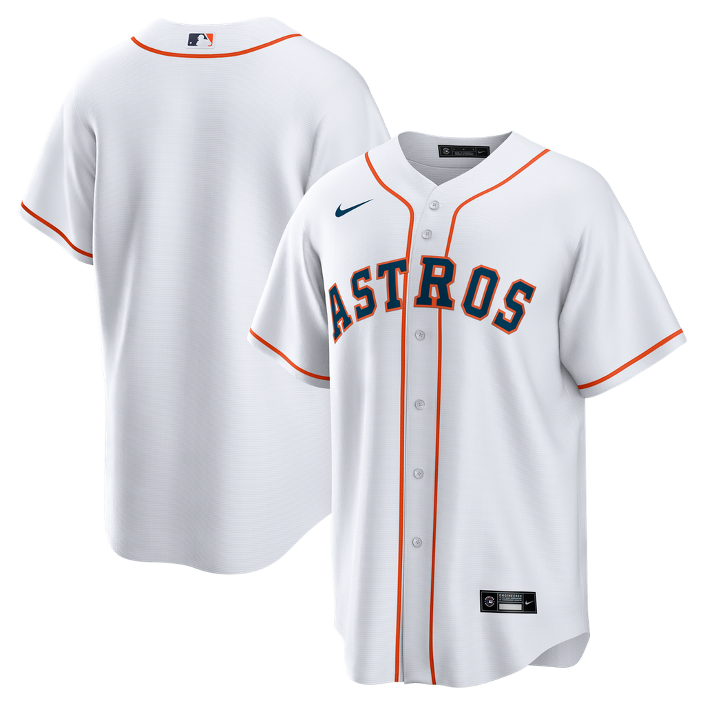 Houston Astros Nike Home Big & Tall Replica Baseball Jersey - White