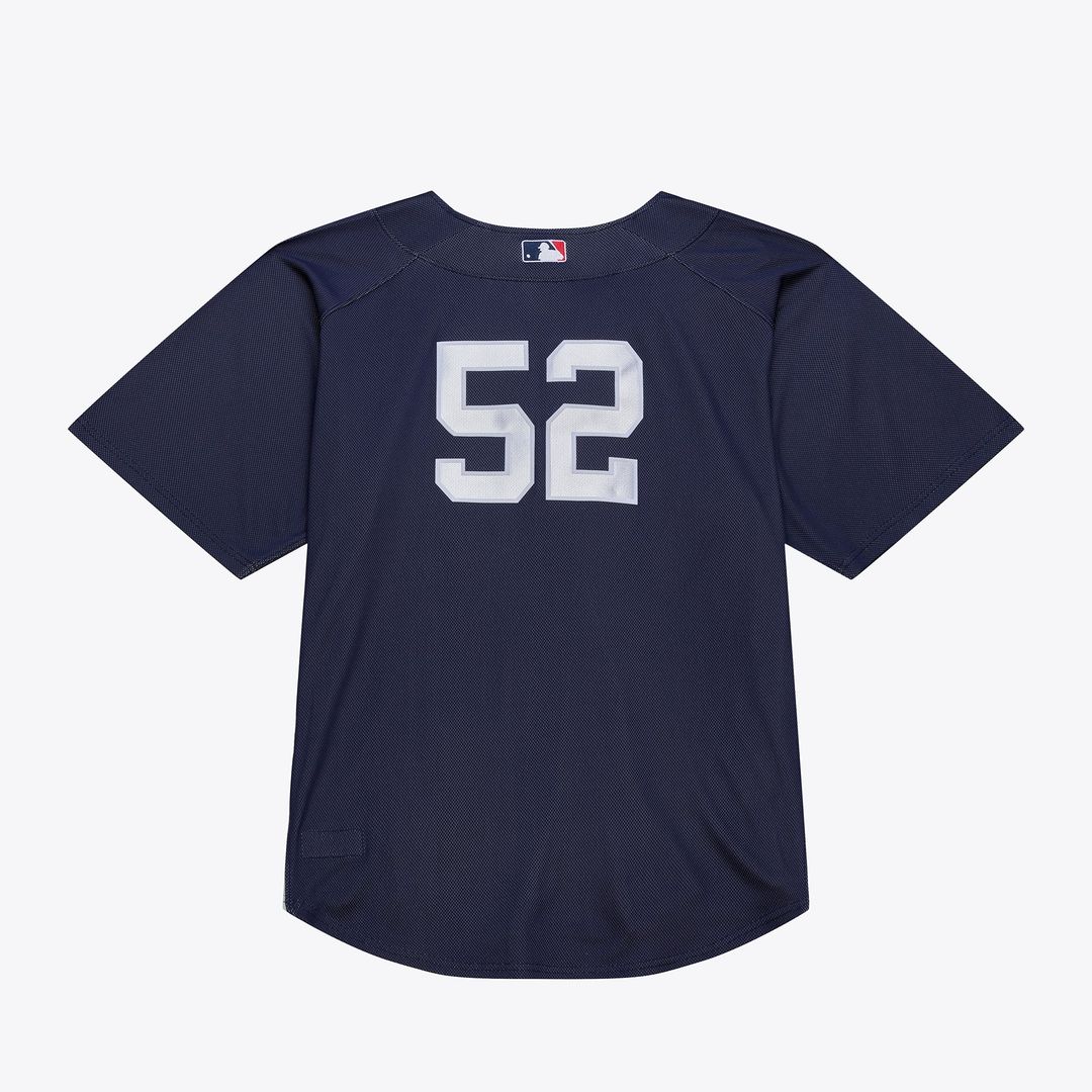 New York Yankees Mitchell & Ness CC Sabathia 2009 Authentic Batting Practice Baseball Jersey - Navy