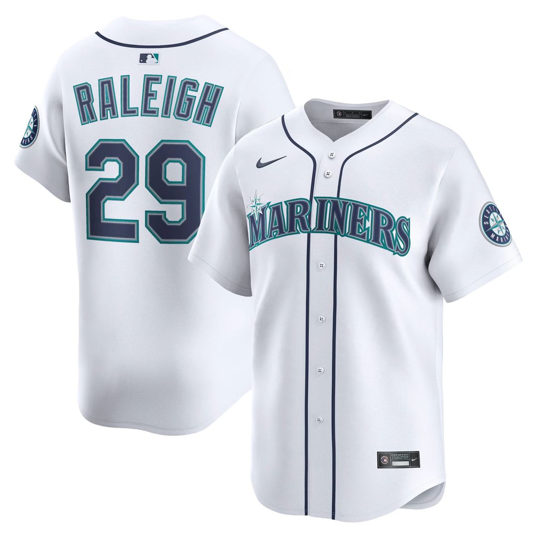 Seattle Mariners Nike Cal Raleigh Alternate Limited Baseball Jersey - Teal