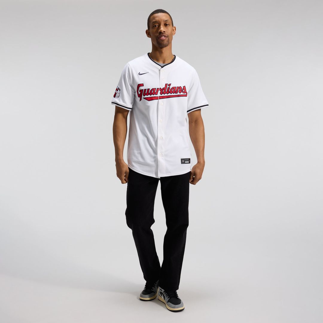 Cleveland Guardians Nike Jose Ramirez Home Limited Baseball Jersey - White