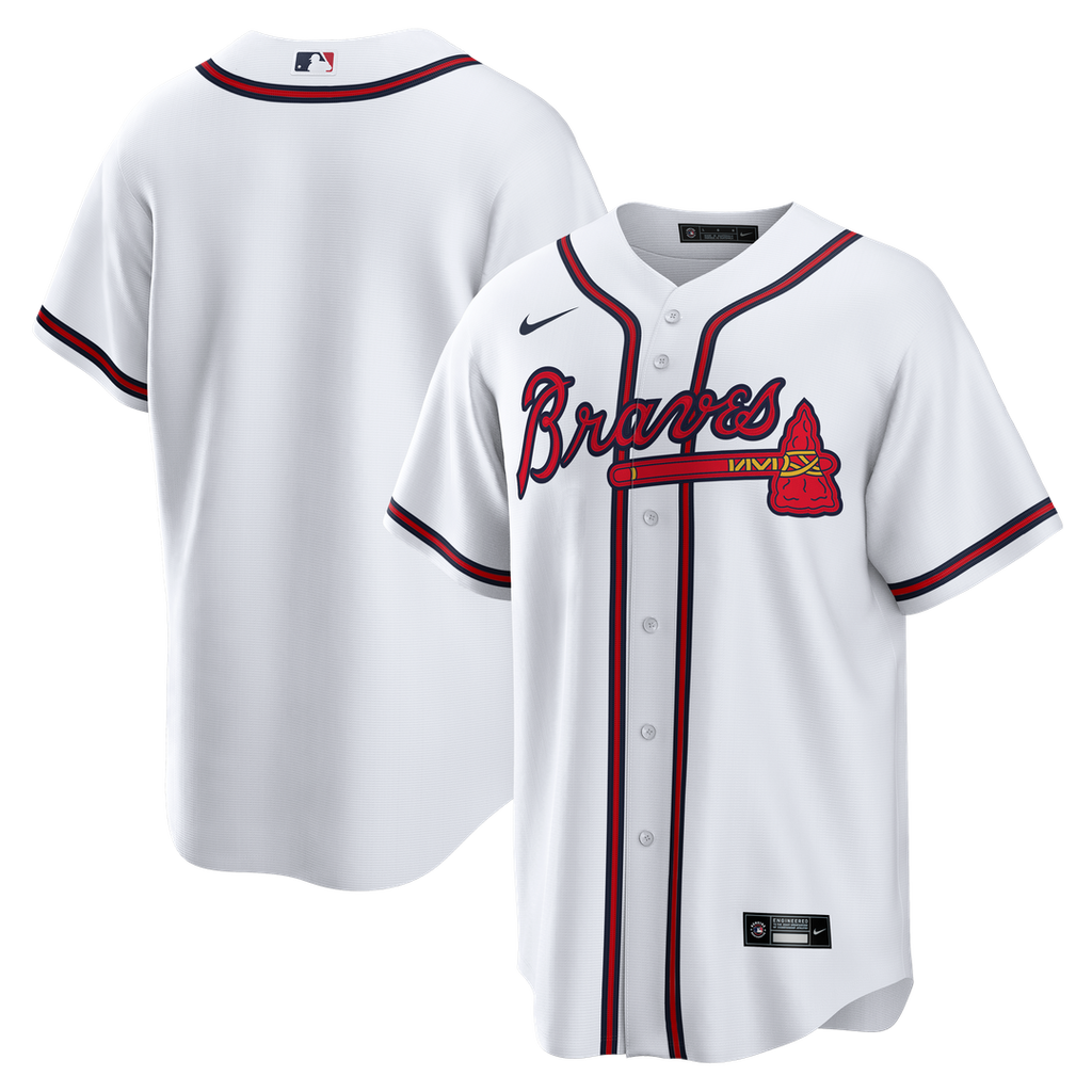 Atlanta Braves Nike Home Big & Tall Replica Baseball Jersey - White
