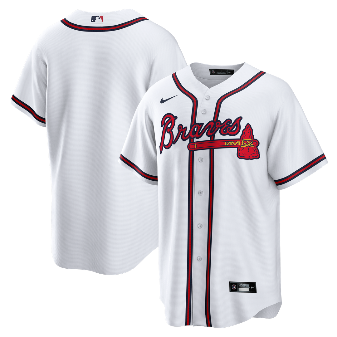 Atlanta Braves Nike Home Big & Tall Replica Baseball Jersey - White
