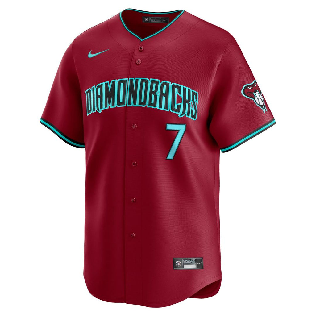 Arizona Diamondbacks Nike Corbin Carroll Alternate Limited Baseball Jersey - Black