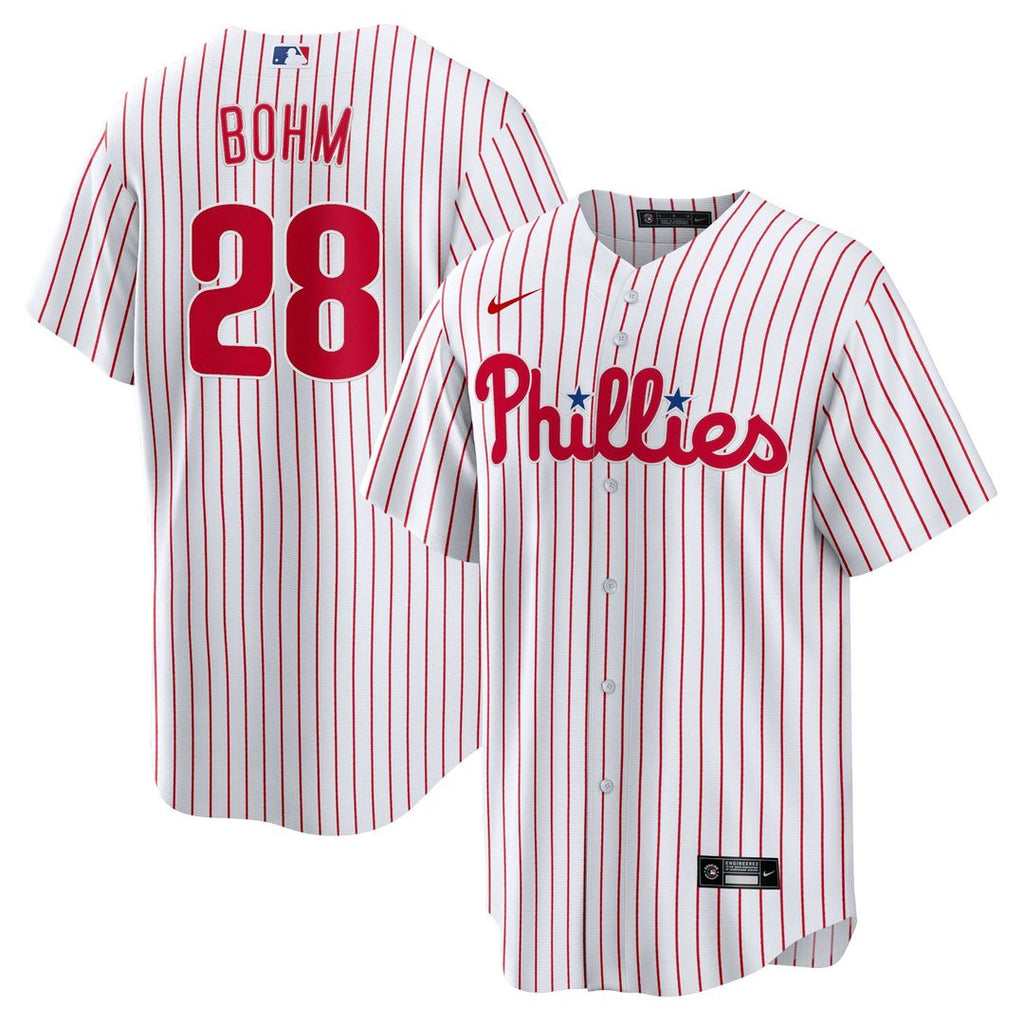 Philadelphia Phillies Nike Alec Bohm Replica Baseball Jersey - White