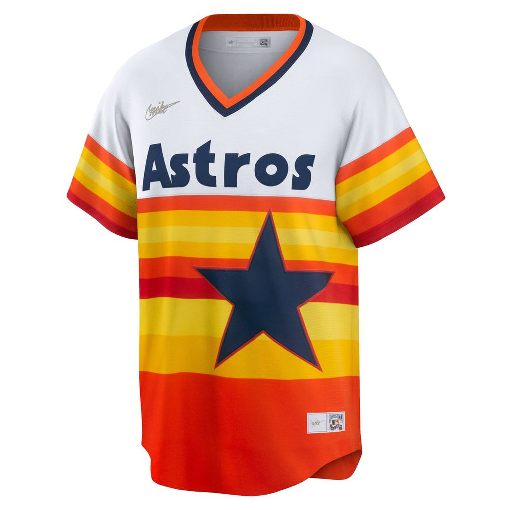 Houston Astros Nike Jeff Bagwell Home Cooperstown Collection Baseball Jersey - White