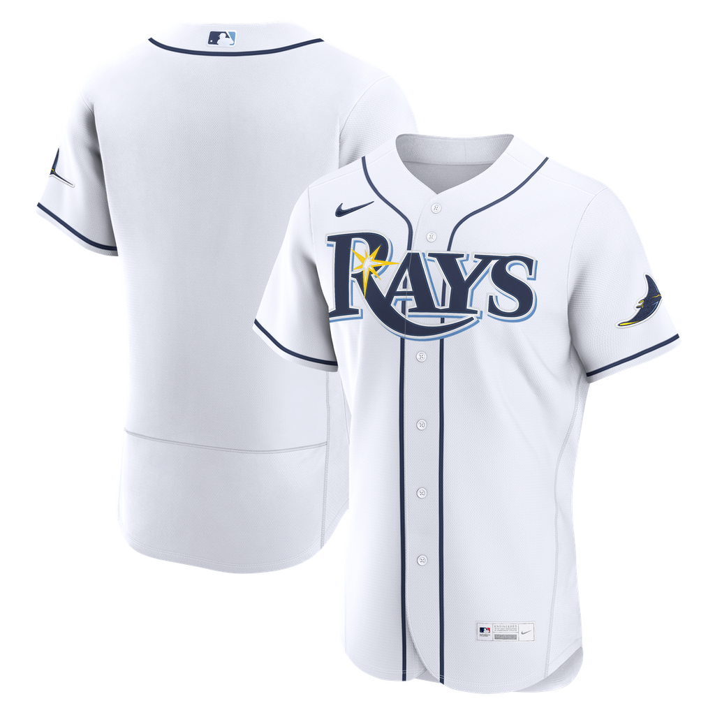 Tampa Bay Rays Nike Home Authentic Baseball Jersey - White