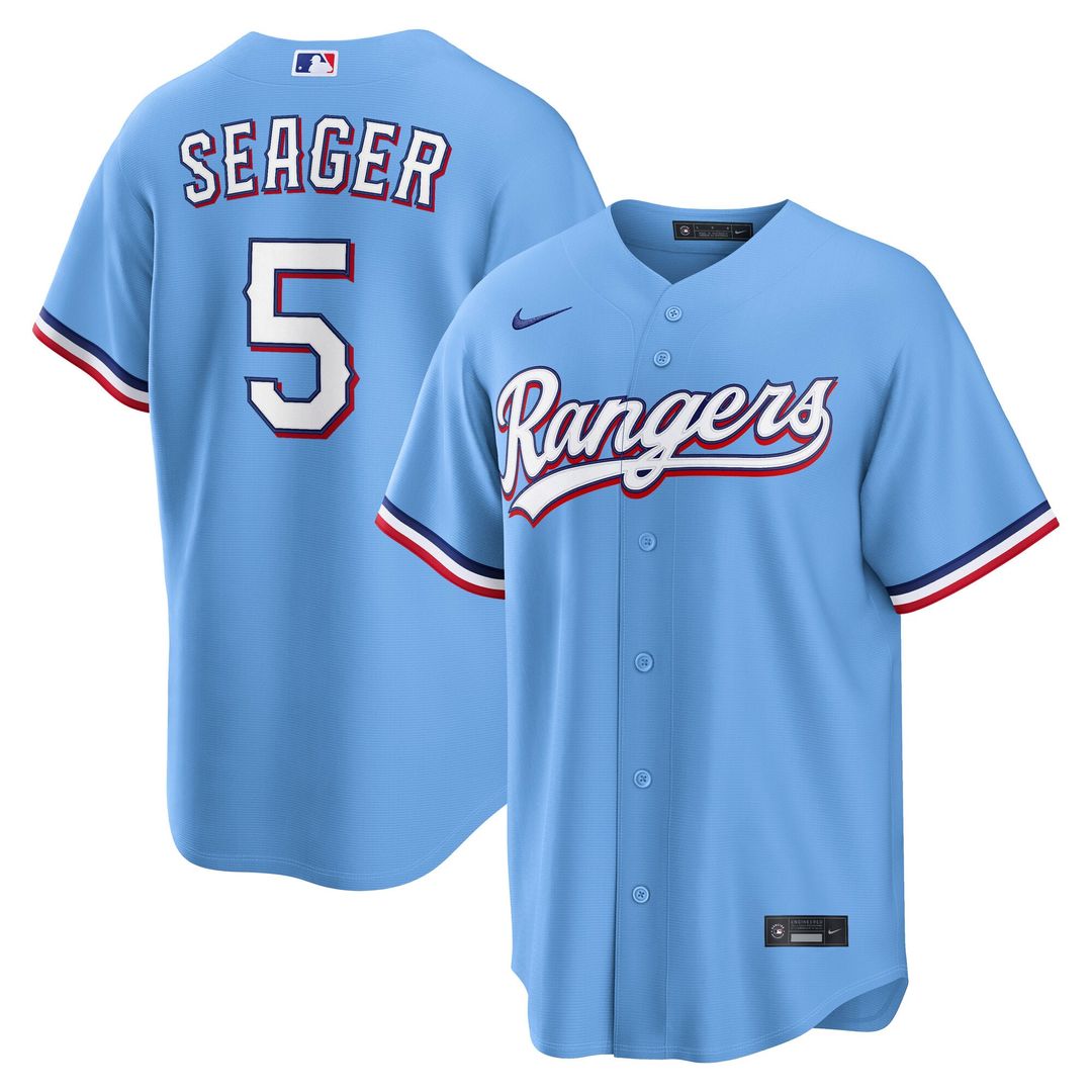 Texas Rangers Nike Corey Seager Road Replica Baseball Jersey - Gray