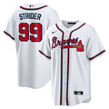 Atlanta Braves Nike Spencer Strider Replica Baseball Jersey - White