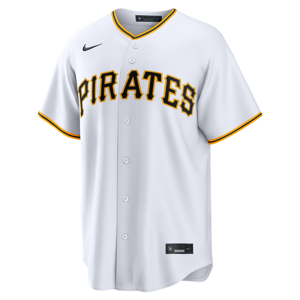 Pittsburgh Pirates Nike Camilo Doval Home Replica Baseball Jersey - White