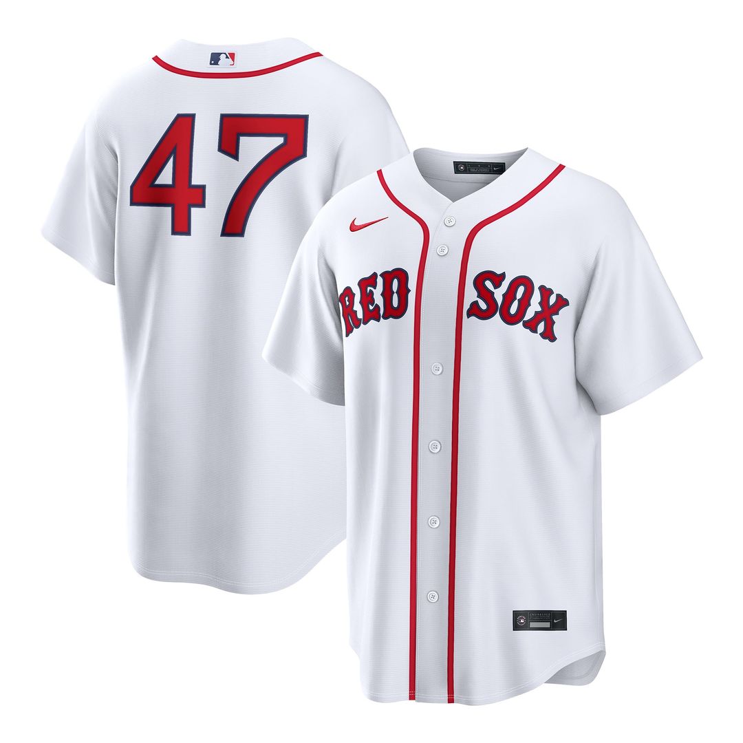 Boston Red Sox Nike Jovani Moran Home Replica Baseball Jersey - White