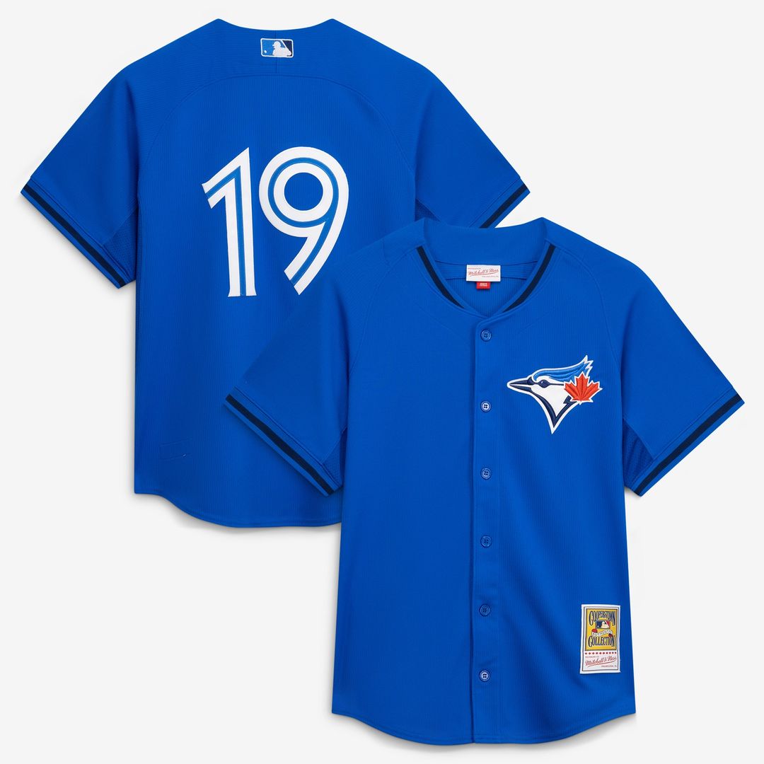 Toronto Blue Jays Mitchell & Ness Jose Bautista Authentic Batting Practice Baseball Jersey - Royal