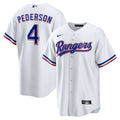 Texas Rangers Nike Joc Pederson Home Replica Baseball Jersey - White