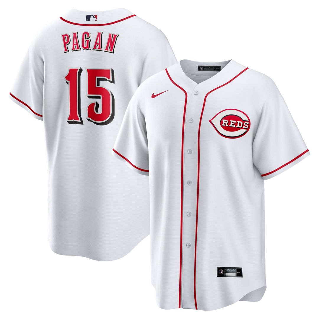 Cincinnati Reds Nike Emilio Pagán Home Replica Baseball Jersey - White