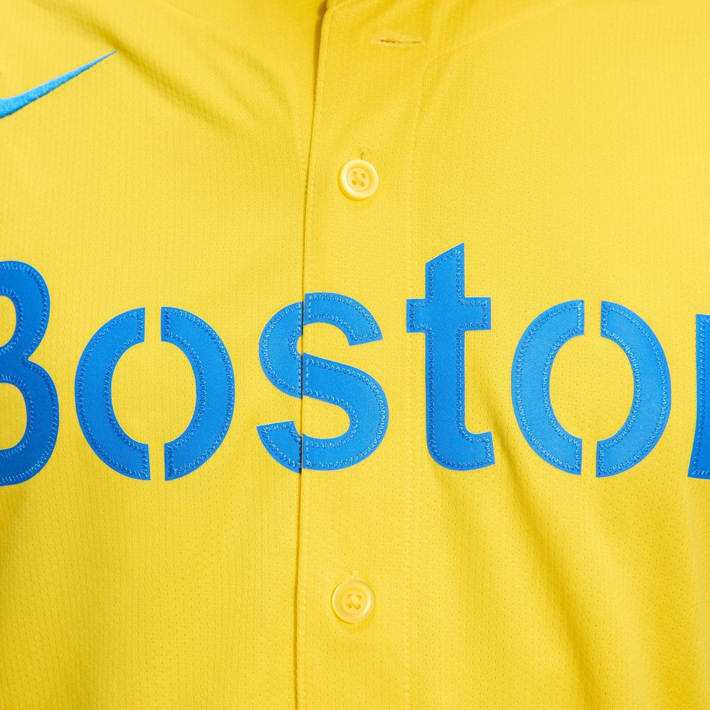 Boston Red Sox Nike City Connect Limited Baseball Jersey - Gold
