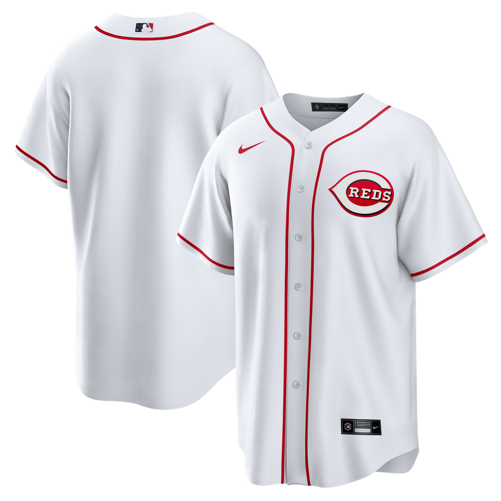Cincinnati Reds Nike Home Big & Tall Replica Baseball Jersey - White