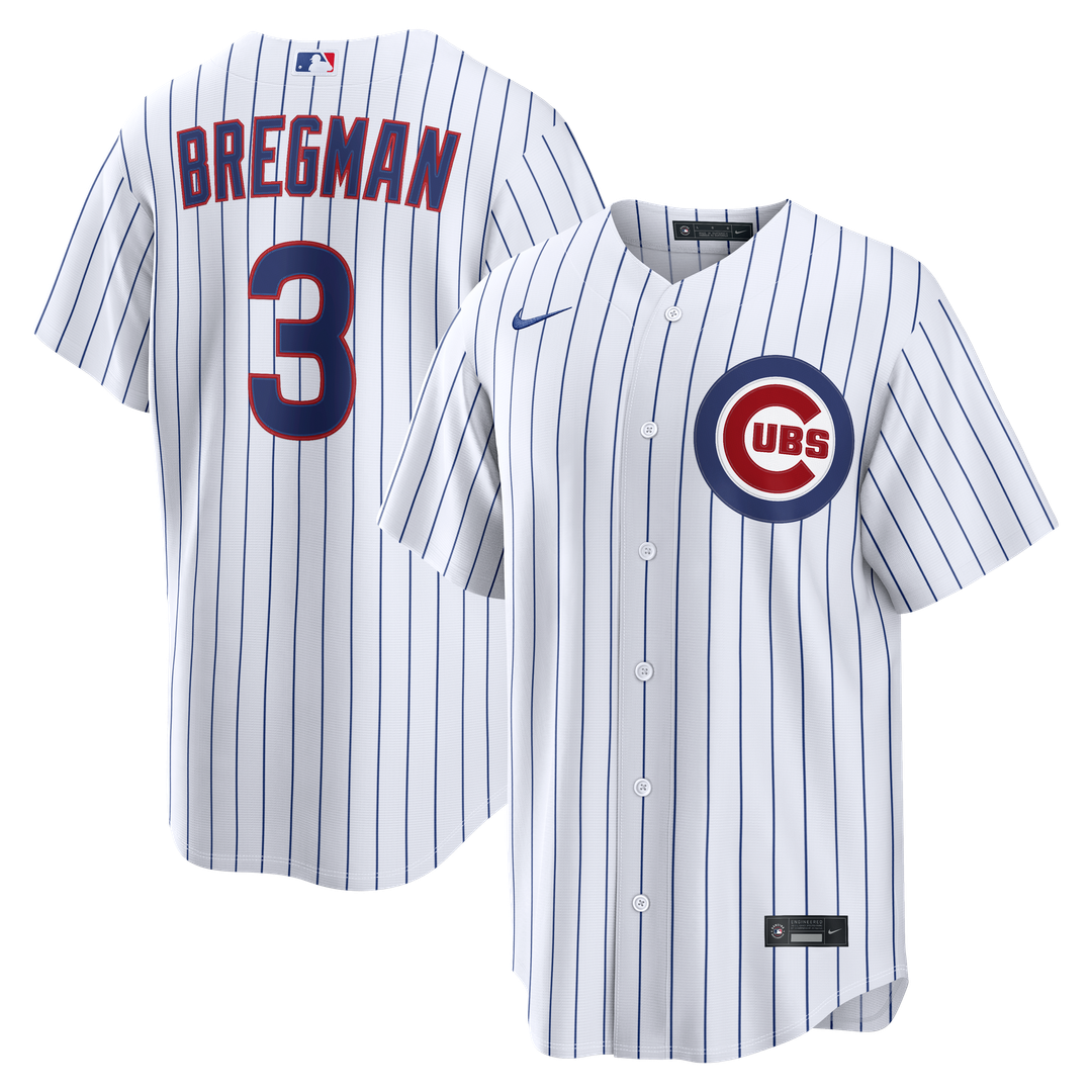 Chicago Cubs Nike Alex Bregman Home Replica Baseball Jersey - White