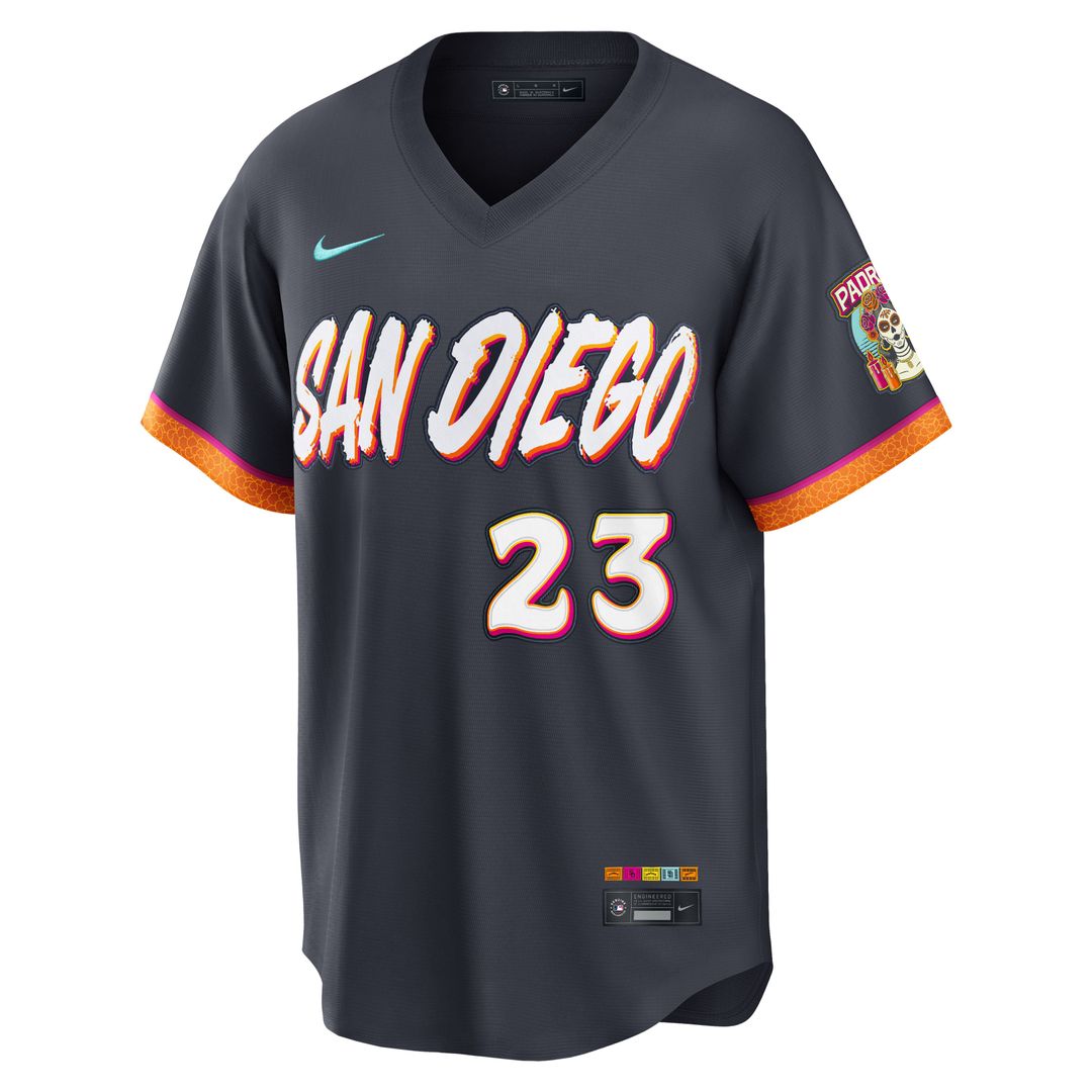 San Diego Padres Nike Fernando Tatis Jr. Obsidian 2026 City Connect Stadium Baseball Jersey