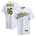 Athletics Nike Nick Kurtz Home Replica Baseball Jersey - White