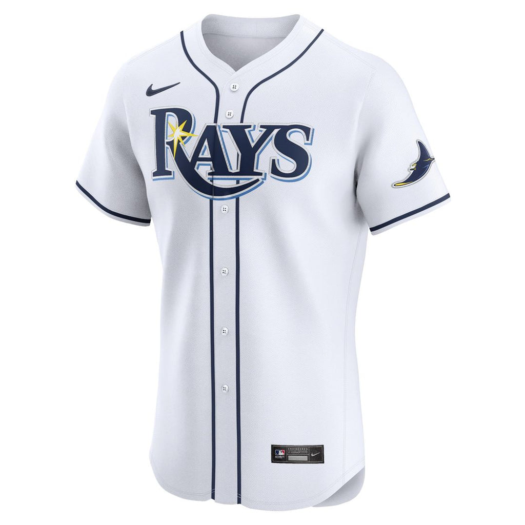 Tampa Bay Rays Nike Yandy Diaz Home Elite Baseball Jersey - White