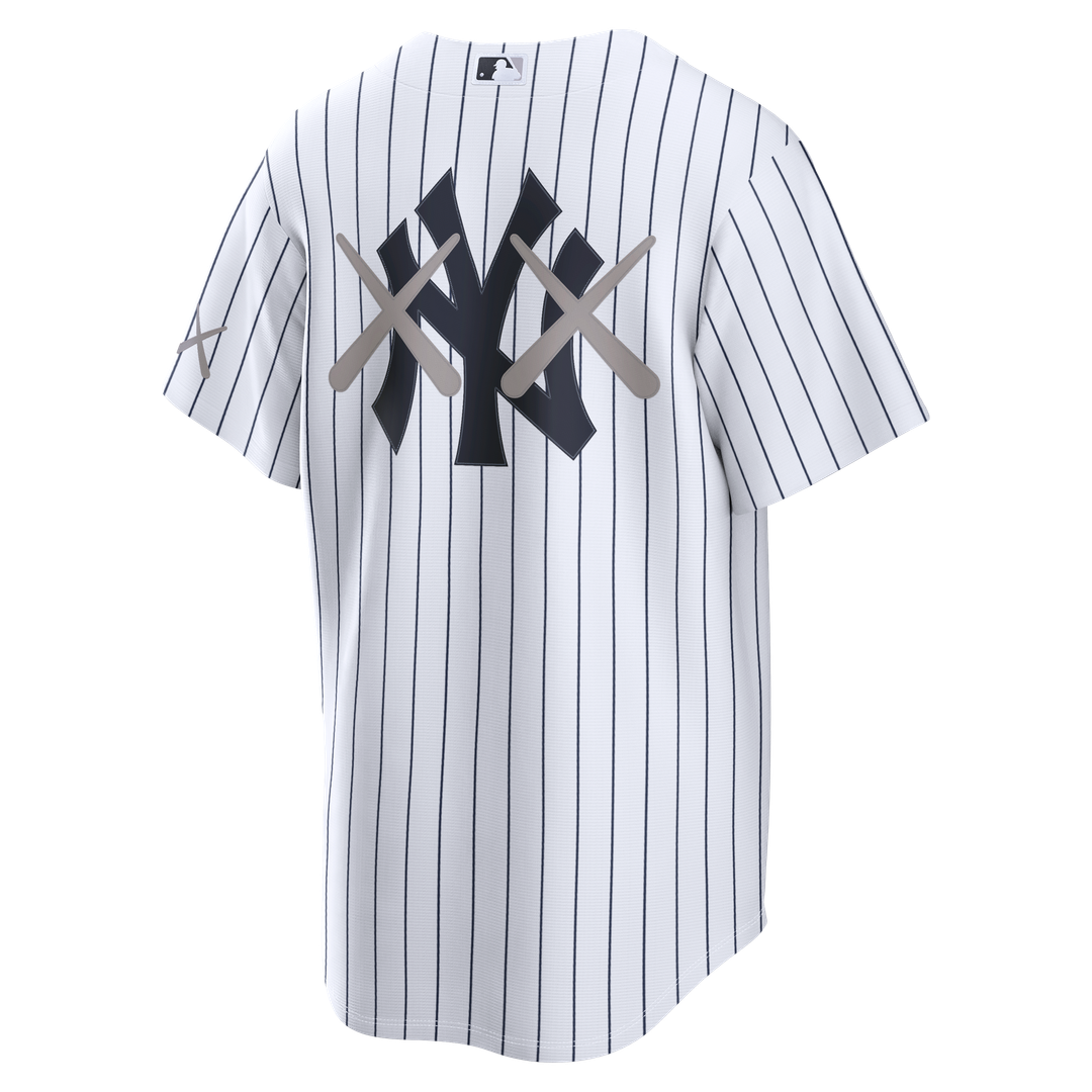 New York Yankees Nike x KAWS White Stadium Baseball Jersey